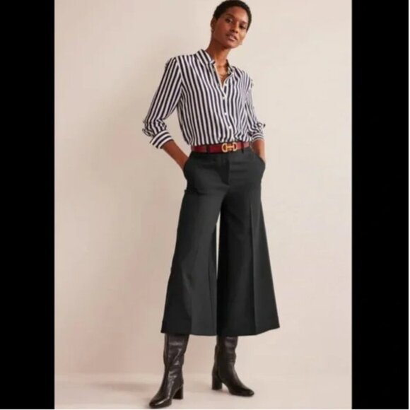 Boden Fluid Wide Leg Culotte Relaxed 14 Long